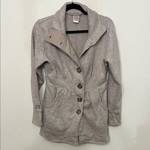 Avalanche Light Gray Teddy Jacket